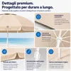 Ombrellone Fleau Goods -ombrellone da spiaggia/giardino Anteprima dell’immagine prodotto 3