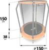 Neo-Sport NS-05W240F Gartentrampolin für Kinder, 152 cm, Produktbild-Vorschau 6