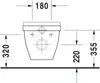Duravit Duravit Wand-WC STARCK 3 flach 360x540mm we Produktbild-Vorschau 17