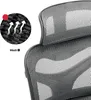 Close-up of a mesh office chair, highlighting its material and airflow. Anteprima dell’immagine prodotto