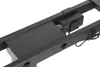 Close-up of a black electronic lift mechanism for a desk, mounted on a black frame. Anteprima dell’immagine prodotto