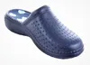 Damen Classic Clogs Pantoletten Hausschuhe Dunkelblau Gr. Produktbild-Vorschau 2