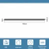 ZMH LED wandlamp 100cm binnen zwart koudwit 32W modern op Productafbeelding-voorbeeld 11