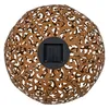 Sfera decorativa solare in metallo - Ø 28,5 cm - bianco Anteprima dell’immagine prodotto 7