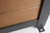 ATHOS 3 m H. 160 cm Massivholz-Schwingtor aus Teakholz mit Produktbild-Vorschau 9