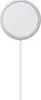 A white MagSafe charger with a silver rim and a white cable, isolated on a white background. Podgląd zdjęcia produktu