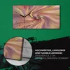 Wanduhr Bürouhr Leinwand Bild Geräuschlos 60x30 Malerei Produktbild-Vorschau 5