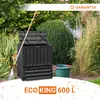 GARANTIA ECO-KING compostbak 600 L zwart Productafbeelding-voorbeeld 2