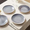 Teller Set 4-teiliges Keramik Ø27,7cm – Essteller, Pasta- & Produktbild-Vorschau 9
