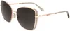 Jimmy Choo Sonnenbrille ALEXIS/S DDBHA 59 Damen Rosé Gold Produktbild-Vorschau 3