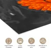 MuchoWow® Poster Blumen - Orange - Schwarz - Weiß 90x60 cm Produktbild-Vorschau 2