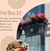 4x Geländerkasten Balkon mit Wasserspeicher Blumentopf Zaun Produktbild-Vorschau 3
