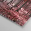 Bilder auf glas - Einteilig - Wald Rot Bäume - 60x60cm - Produktbild-Vorschau 5