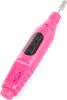 A pink electric nail file with a silver tip is shown against a white background. Náhled obrázku produktu