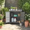 Gartenschrank mit Pflanztisch, Holz Geräteschuppen mit Produktbild-Vorschau 2