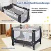 GOPLUS 2 in 1 Baby Reisebett mit Matratze, Baby Laufstall Produktbild-Vorschau 2