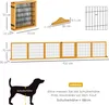 PawHut Absperrgitter Hund Verstellbares Schutzgitter mit Produktbild-Vorschau 12