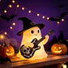 Ghosts Leselampe Halloween Deko, LED Geister Mit Gitarre Produktbild-Vorschau 7