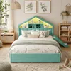 Letto a castello per bambini 140x200 cm con scivolo e Anteprima dell’immagine prodotto 2