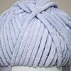YarnArt Dolce 100% Polyester Chenille Garn graublau 776, Produktbild-Vorschau 7