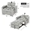 Merax Schlafsofa mit 3-in-1 Bettfunktion Loungesessel mit Produktbild-Vorschau 5