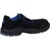 A side view of a black and blue safety shoe. Náhled obrázku produktu