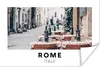 MuchoWow® Poster Rom - Italien - Restaurant 180x120 cm - Produktbild-Vorschau 1