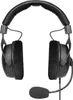 A black beyerdynamic MMX 300 Pro headset with a microphone is shown against a white background. Produktbild-Vorschau
