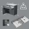 Gästebad WC Ariza 80 Schublade Badmöbelset Toilette Produktbild-Vorschau 6