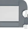 vidaXL Kleinkind-Bettschutzgitter Grau 120x42 cm Polyester Produktbild-Vorschau 5