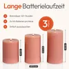 Meisterhome® Set di 3 candele LED senza fiamma Ribble con Anteprima dell’immagine prodotto 6