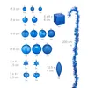 Set da 110 palline natalizie Relaxdays, in plastica, Anteprima dell’immagine prodotto 4
