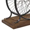 Deco 79 Houten fietsconsole-tafel met een breed houten blad Productafbeelding-voorbeeld 5