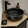 Ensemble meuble sous vasque d'angle SORRENTO + vasque noire Voir les images du produit 5