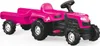 Dolu Einhorn Traktor mit Anhänger Rosa/Schwarz Produktbild-Vorschau 1
