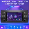 7 "Android12 Autorádio pre BMW E39 radu 5 carplay GPS Navi Náhľad obrázku produktu 2