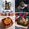 Silikon-Halloween-Formen 4 Stück Verschiedene Formen Produktbild-Vorschau 5