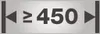 A graphic indicating a minimum size requirement. Produktbild-Vorschau