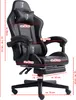 Gaming Chair im Racing-Design mit flexiblen gepolsterten Produktbild-Vorschau 9