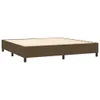 Boxspringbett mit Matratze & LED Dunkelbraun 200x200 cm Produktbild-Vorschau 5