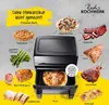 A collage of food items and a kitchen appliance, likely for a recipe book or cooking show. Produktbild-Vorschau
