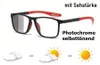 GKA Photochrome Sonnenbrille 2,5 rot schwarz Lesebrille mit Produktbild-Vorschau 1