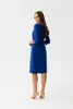 Stylove Vestito midi donna Lledwg S350 blu fiordaliso M Anteprima dell’immagine prodotto 3