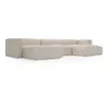 FURMEB24 Ecksofa LILI U-Form mit Ottomane, HR-Schaum, Produktbild-Vorschau 4