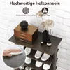 COSTWAY 8-poziomowa półka na buty wąska, szafka na buty z Podgląd zdjęcia produktu 5