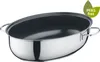 Ovaler Edelstahlbräter, PFAS-frei 38 x 25,5 cm, Edelstahl, Produktbild-Vorschau 3