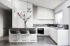 Lampenschirm Riffle weiß hoher Zylinder 33 cm – eleganter Produktbild-Vorschau 3