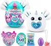 A collage of Rainbocorns Axolotlcorn Surprise toys and packaging. Produktbild-Vorschau