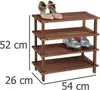 Schuhregal Tannenholz dunkel gebeizt, 69734 Produktbild-Vorschau 4