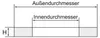 Riegler Dichtring aus Polyamid, für Gewinde G 1/2, VPE 100 Produktbild-Vorschau 2